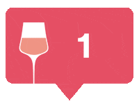 LauraWillem instagram like cheers wine Sticker