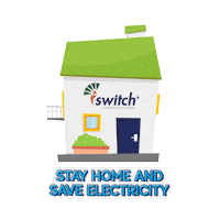 Stay Home Sticker by iSwitch