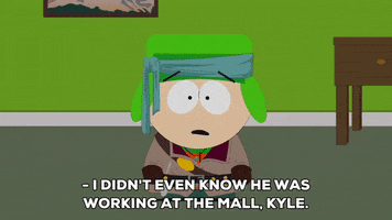 sad kyle broflovski GIF by South Park 