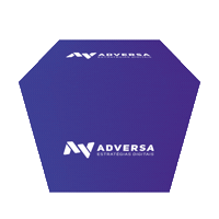 Cubo 3D Sticker by Adversa Estratégias Digitais