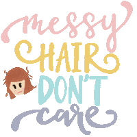 Hair Omg Sticker