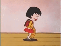 anime angry japan chibi maruko GIF