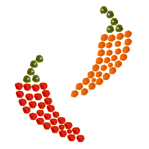 candy orange Sticker by Gushers