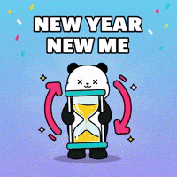 Glow Up New Years GIF by Kanpai Pandas