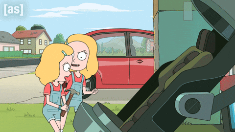 Smash Rick And Morty GIF by Adult Swim