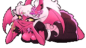 zero_lawliet helluva boss verosika Sticker