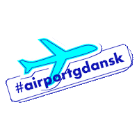 airportgdansk fly air airport gdansk Sticker