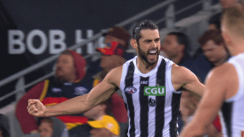 Happy Goal GIF by CollingwoodFC