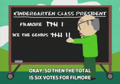class president teaching GIF by South Park 