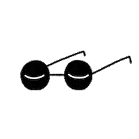 glasses egg Sticker by jocelyntsaih