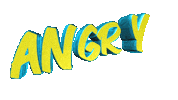 angry text Sticker