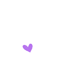 claucuc hearts purple hearts claucuc Sticker