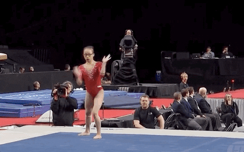 FIGymnastics giphyupload gymnastics morgan hurd GIF
