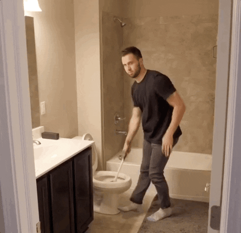 clean up dance GIF by Hannah