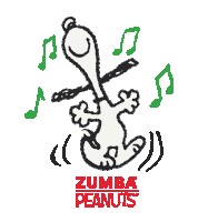 Peanuts Zumbawear Sticker by Zumba Fitness
