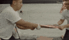 give it back tug of war GIF by Yiannimize