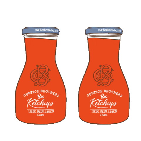 Curticebrothers cheers ketchup curtice brothers Sticker