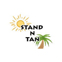 standntan tanning standntan Sticker