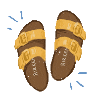 svetlove summer beach vacation shoes Sticker