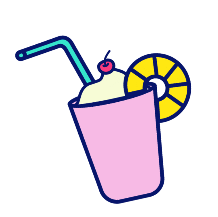 Pina Colada Coco Sticker by Piña Loka
