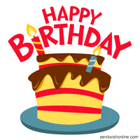 sendwishonline happy fun party birthday GIF