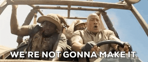 Not Gonna Make It The Rock GIF by Jumanji: The Next Level