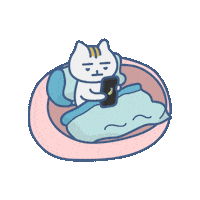 Sleepy Meow Sticker