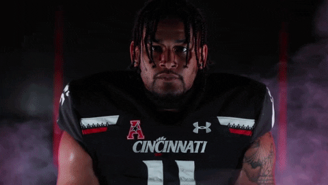 University Of Cincinnati Arms Crossed GIF by Cincinnati Bearcats