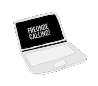 Friends Calling Sticker by FREUNDE DES HAUSES