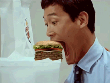 Burger King Eating GIF