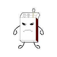 Box 怒る Sticker by Shimizukouen