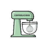 Mixer Baking Sticker by CoffeeliciousNederland