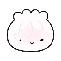 wontoninamillion laugh wink dumpling steamie Sticker