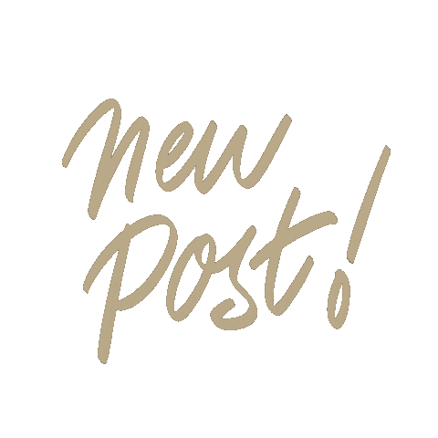 New Post Lettering Sticker