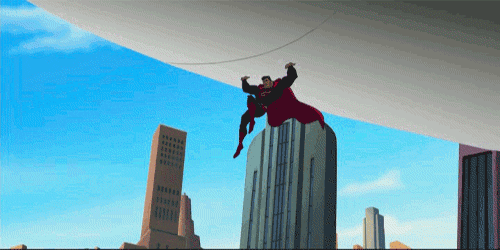 justice league unlimited superman GIF