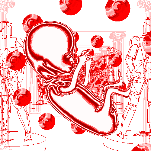 Baby Spinning Sticker by badblueprints
