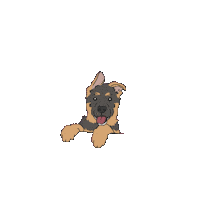 German Shepherd Dog Sticker