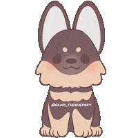 German Shepherd Dog Sticker