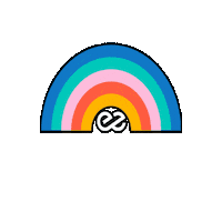 Rainbow Ee Sticker by teemer