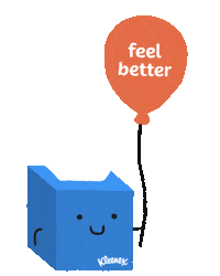Kleenex sick breathe soft sneeze Sticker