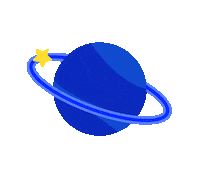Space Stars Sticker by Lo Harris