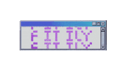 Pixel Computer Sticker by nettwerkmusic