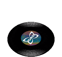 Pride Vinyl Disc Sticker by Polygonal Mind