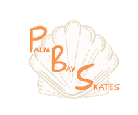 palmbayskates logo pbs shell palmbayskates Sticker