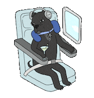Sleepy Loop Sticker by huyhasbeen