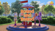 Amusement Park Spinning GIF by Sunny Bunnies