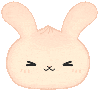 marsbijou love happy hearts bunny Sticker