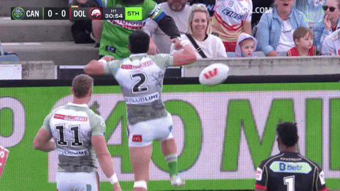 Nrl Tamale GIF by Canberra Raiders