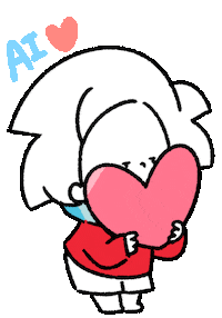 Happy I Love You Sticker by Ai and Aiko