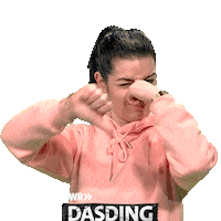 D Thumbs Down Sticker by DASDING
